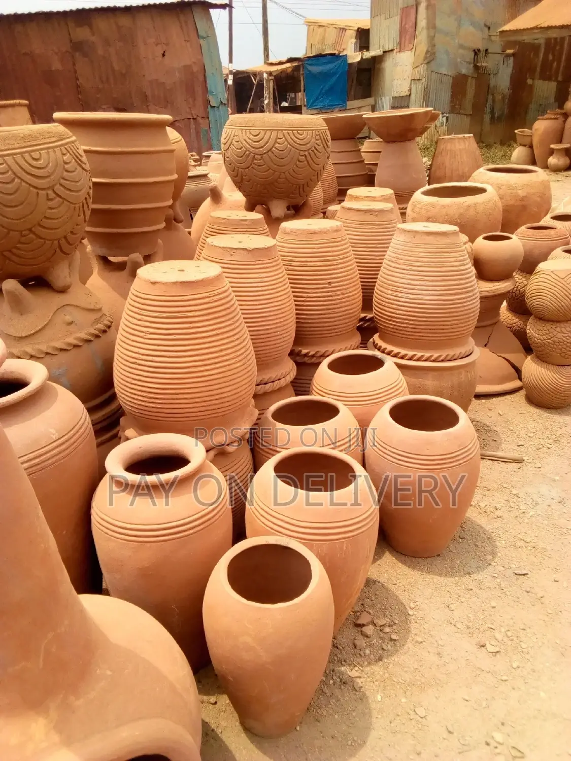 Natural Clay(Flower Pots)