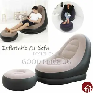 Inflated Air Sofa With Foot Rest