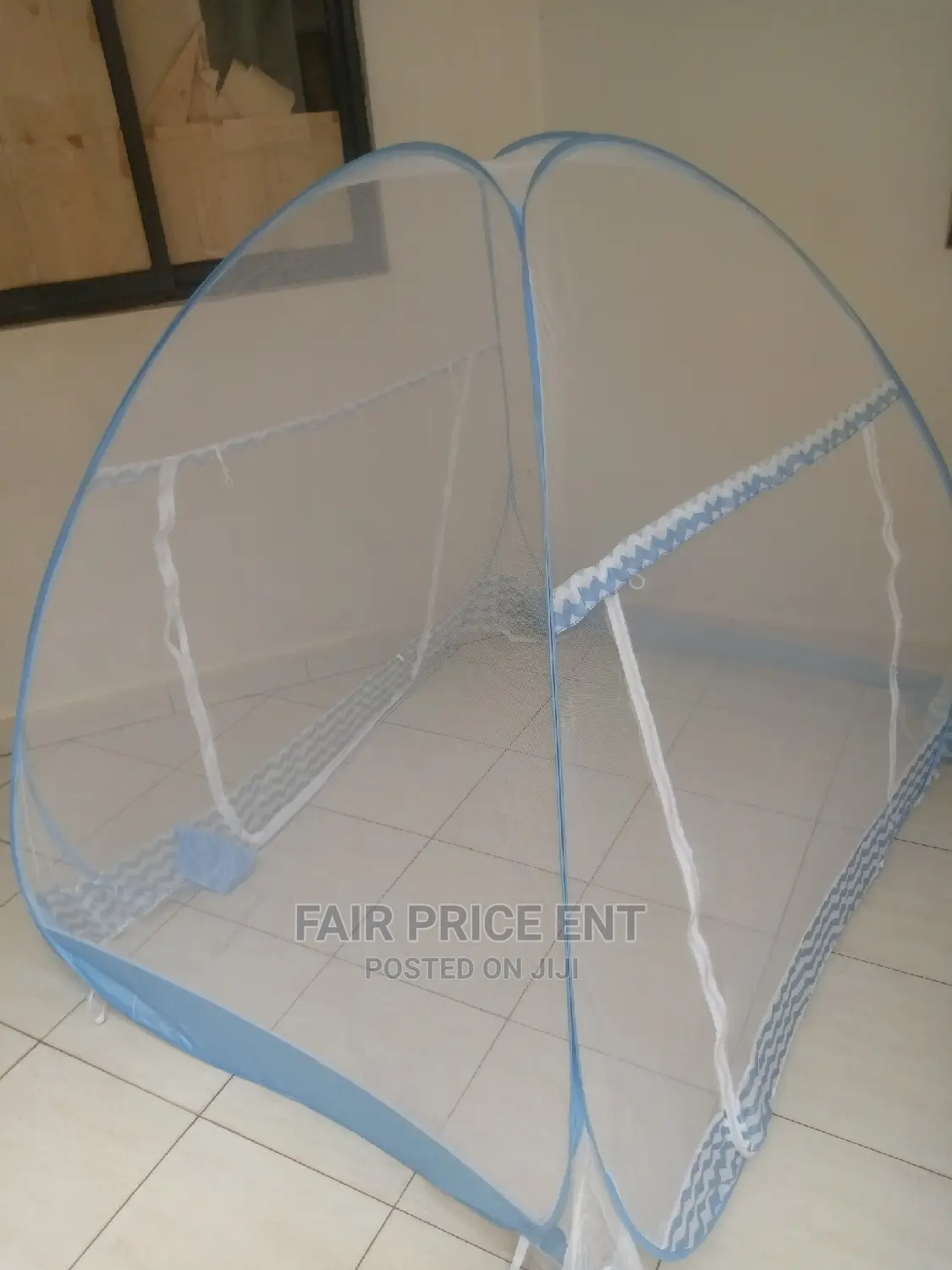 Mosquito Net 3*6 in Tent Fassion ( Blue)