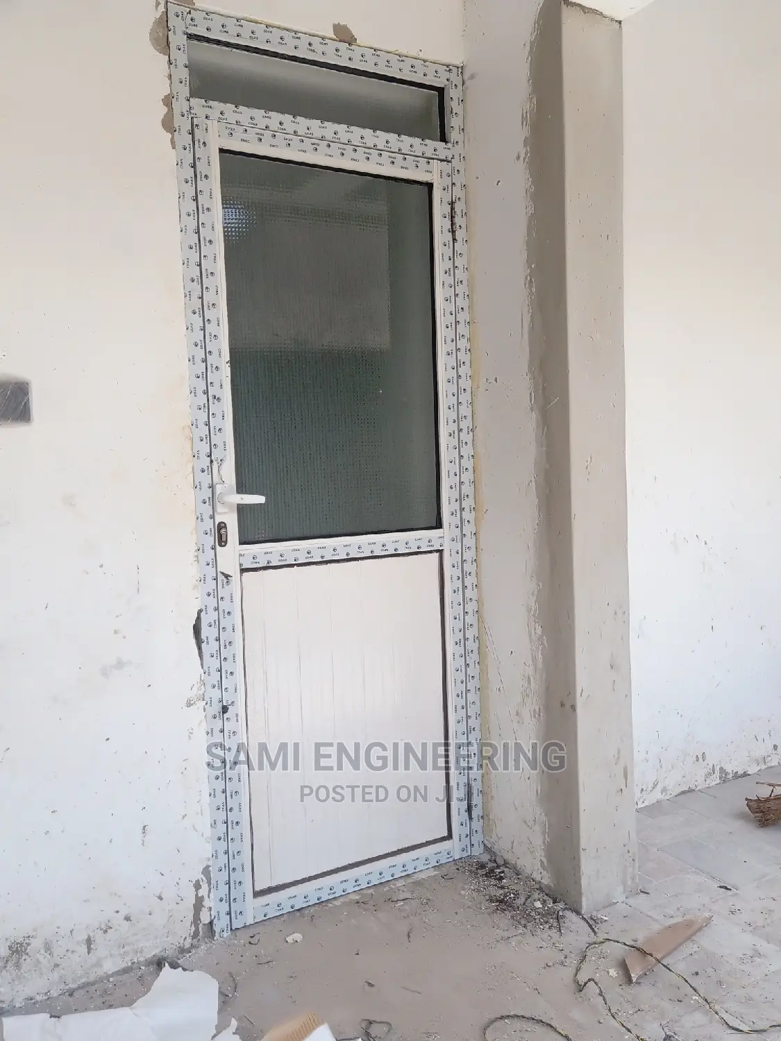 Steam Aluminum Bathroom Door