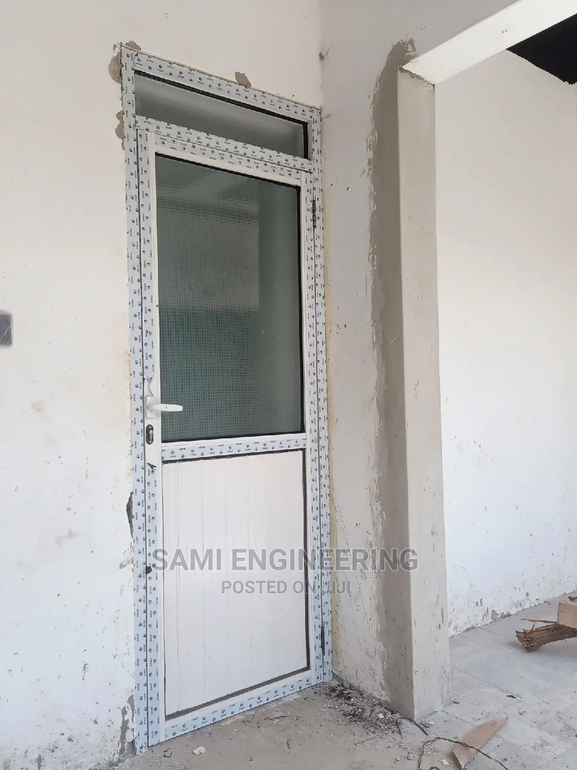 Steam Aluminum Bathroom Door