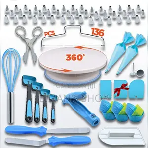136 Pcs Cake Decorating Set