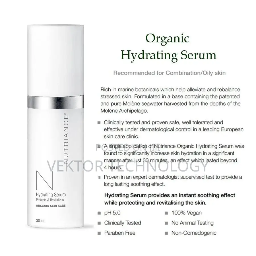 Organic Hydrating or Ultra Hydrating Serum - 30ml (Single)