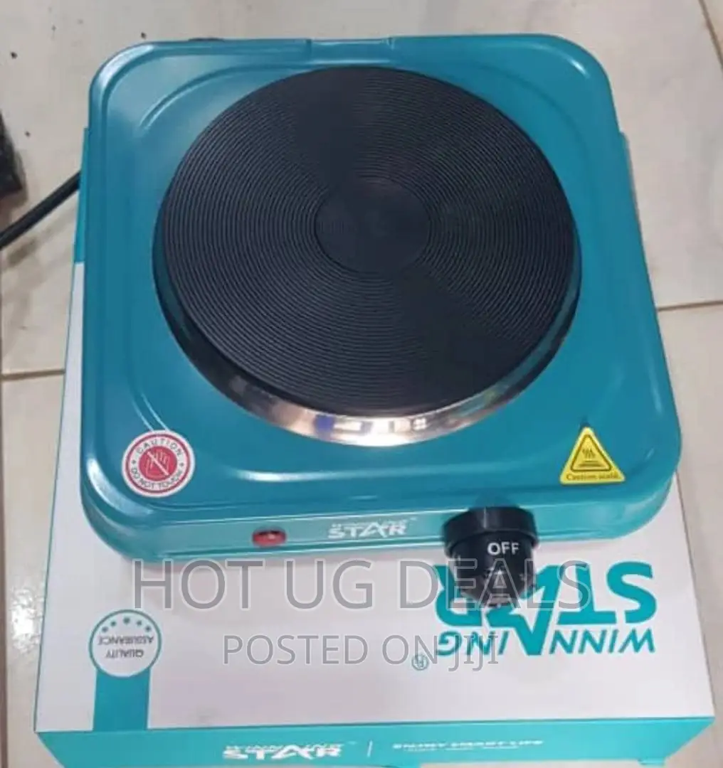 Single Solid Electric Hot Plate- Green