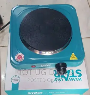 Single Solid Electric Hot Plate- Green