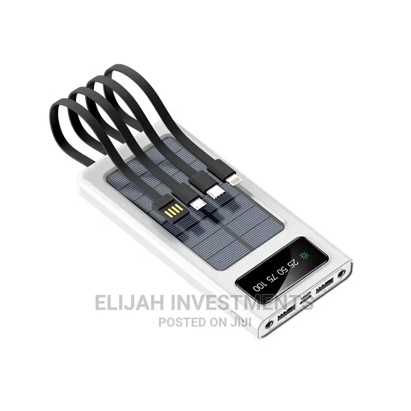 Portable 20000mah Solar Power Bank