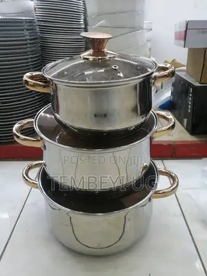 Set of 3 Kaisa Villa Induction Sauce Pans