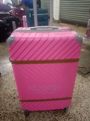 Plastic Suitcase Medium ( Pink)