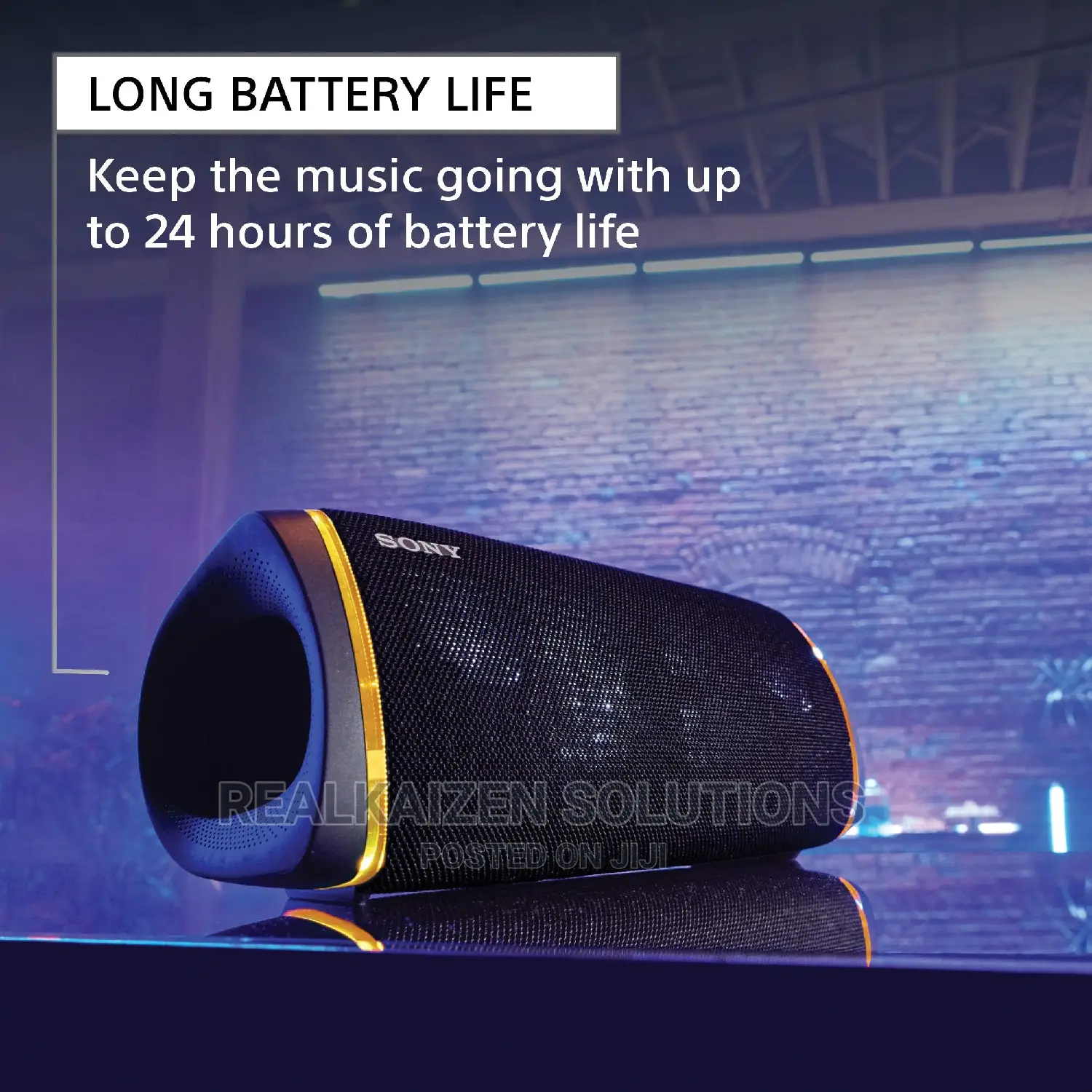 SONY Extra Bass Waterproof 24hr Battery Wireless BT Speaker