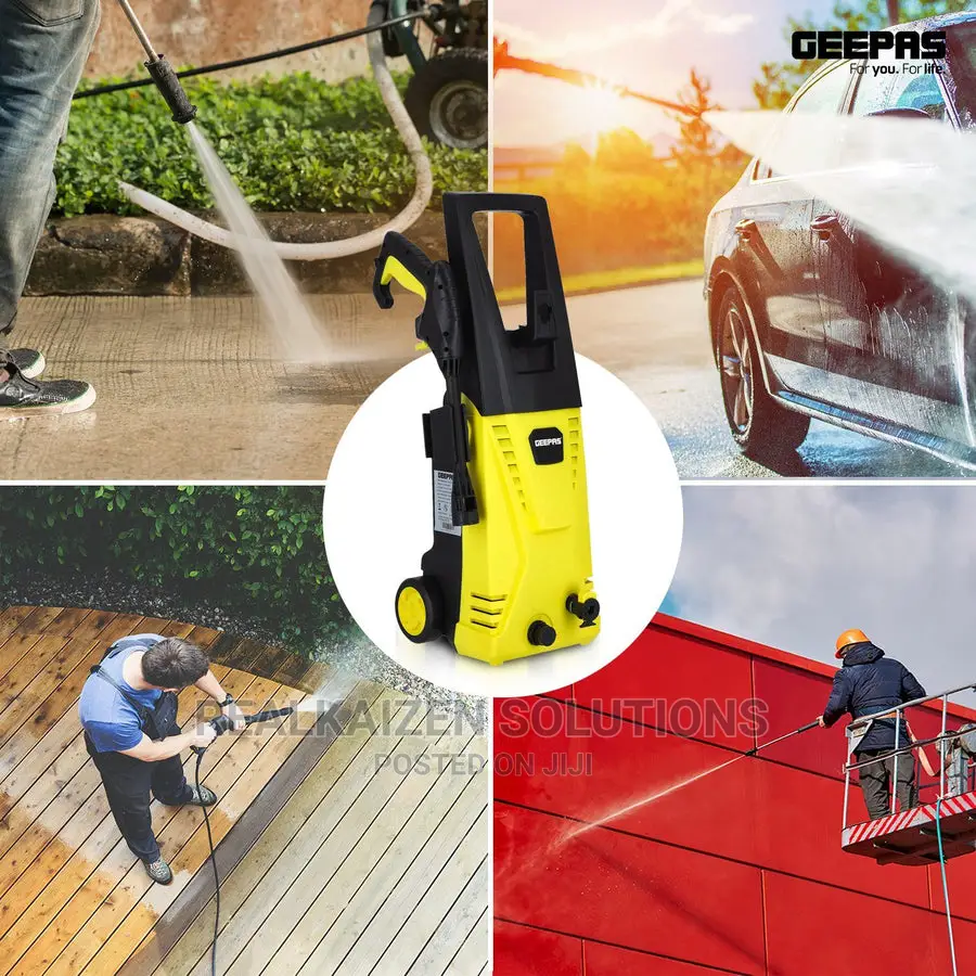 GEEPAS 135bar Electric High Pressure Washer 3000W