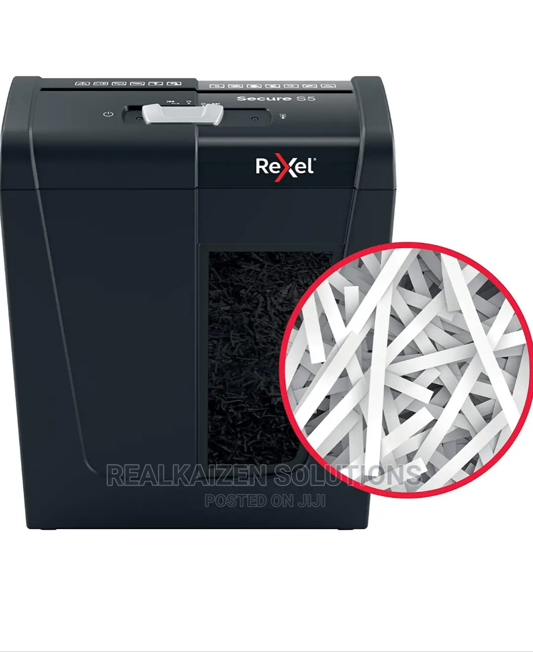 REXEL Secure Range S5 5papers 10L Strip Cut Paper Shredder