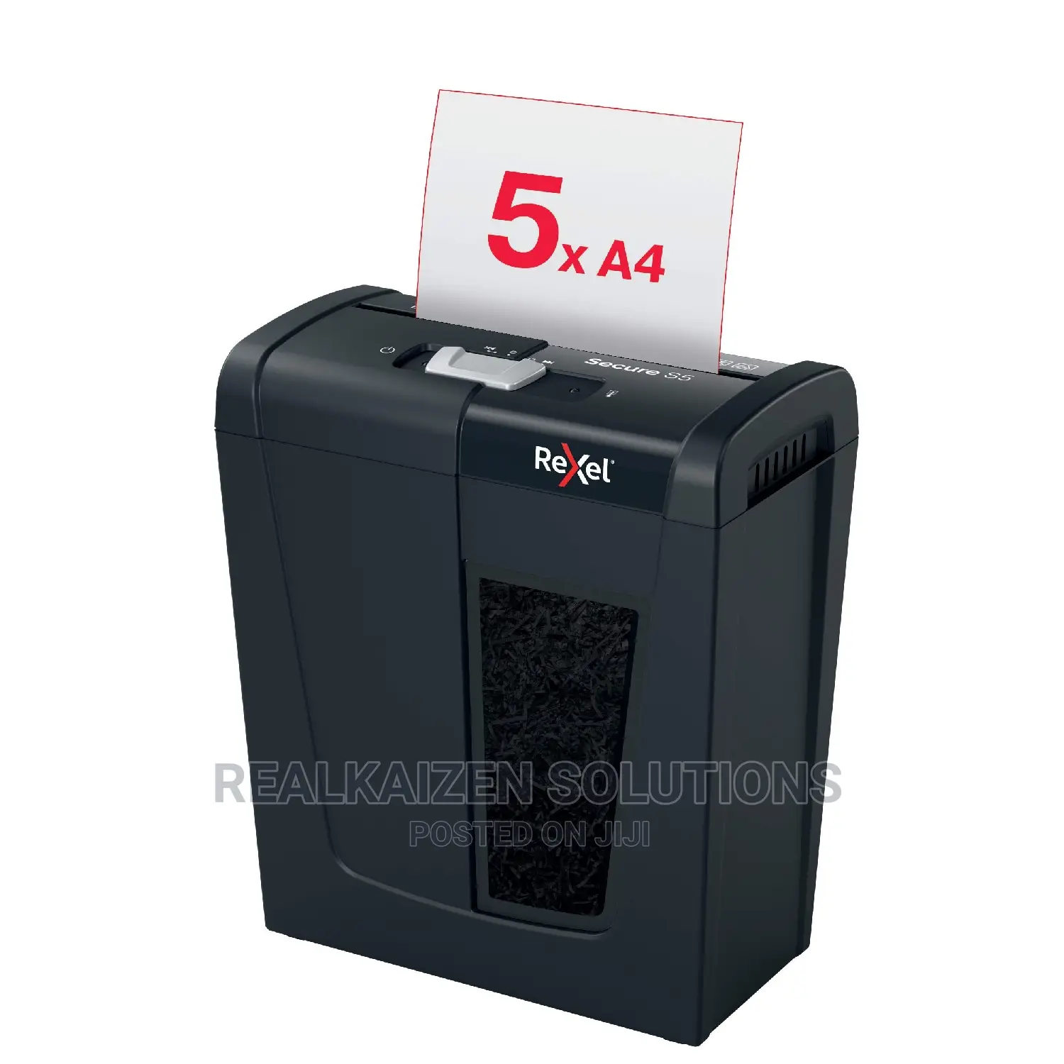 REXEL Secure Range S5 5papers 10L Strip Cut Paper Shredder