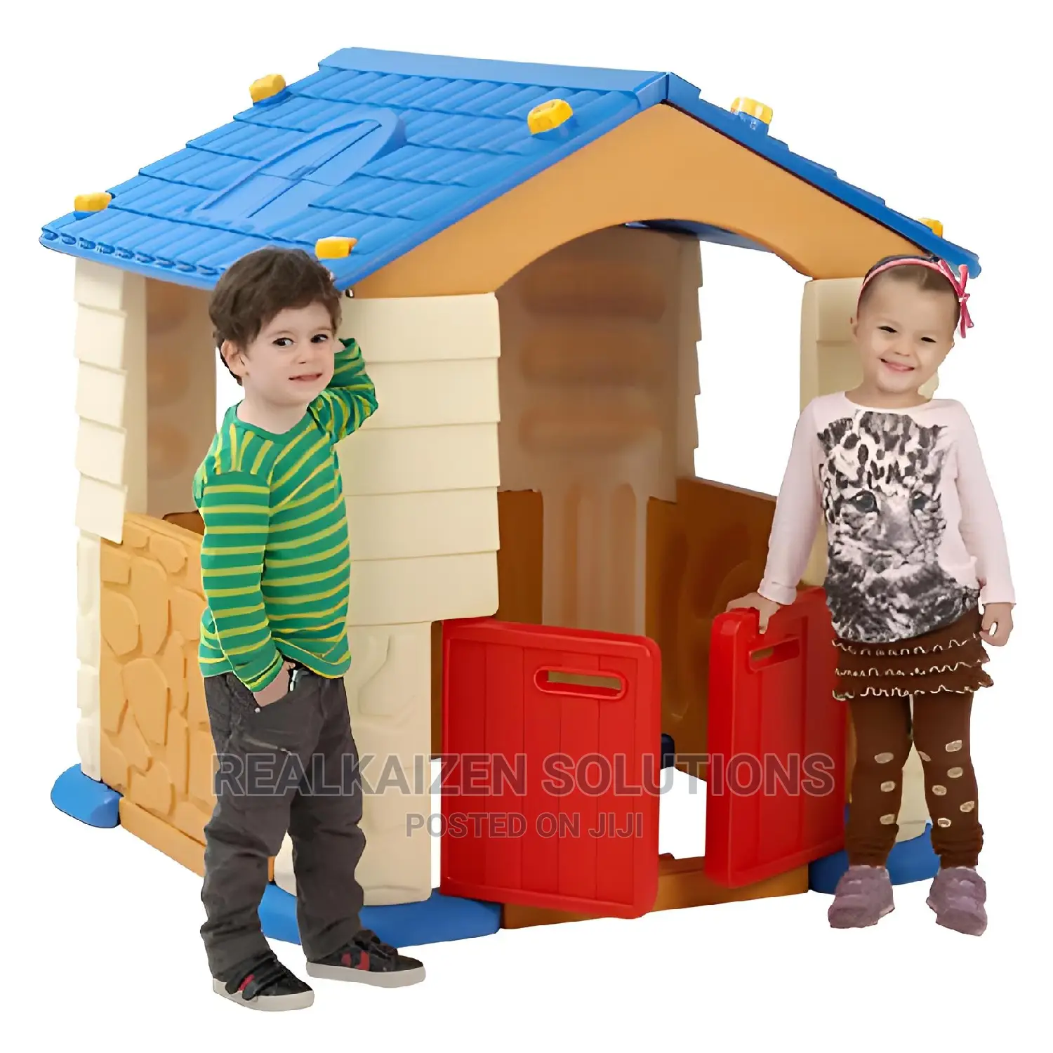 Outdoor and Indoor Children's Cabin Quality Playhouse
