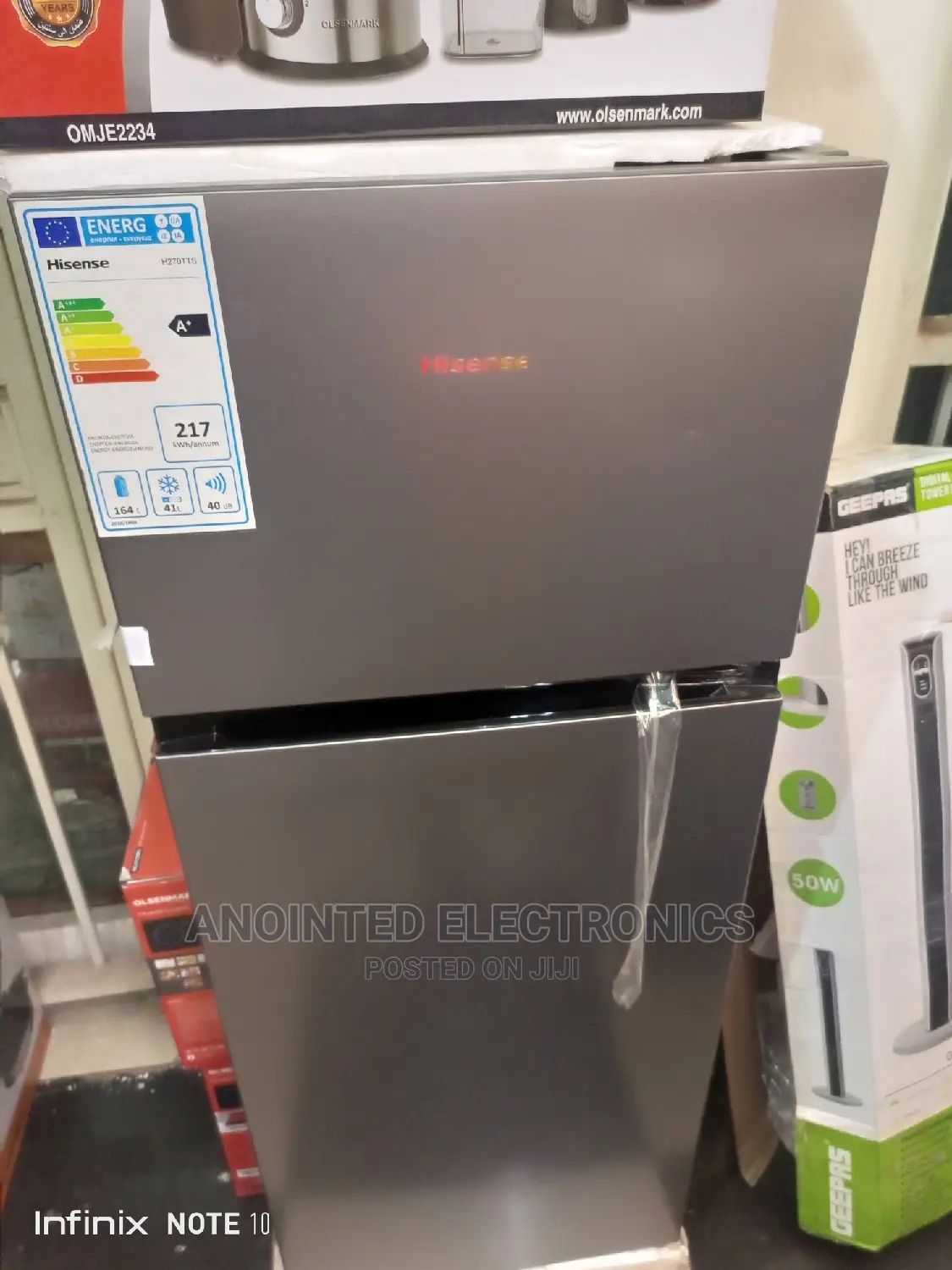 Hisense Fridge 198L