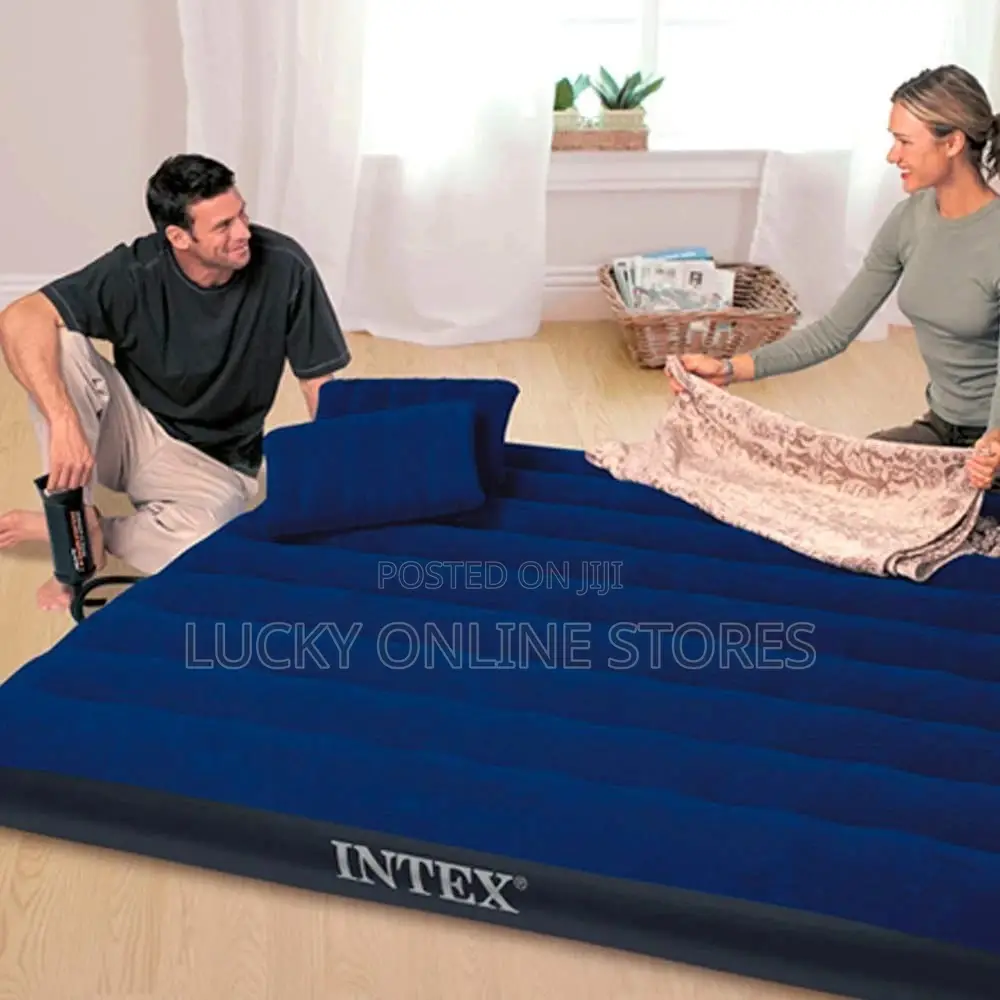 Intex Inflatable Mattress With 2pillows