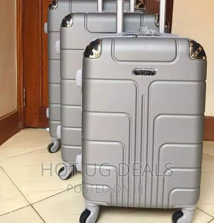 Waterproof Travel Suitcases- Silver