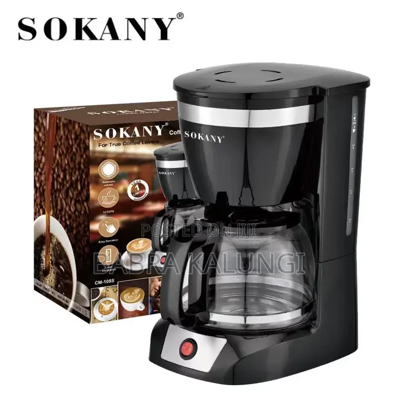 Sokany 10ss6-12 Cups Drip Coffee Maker