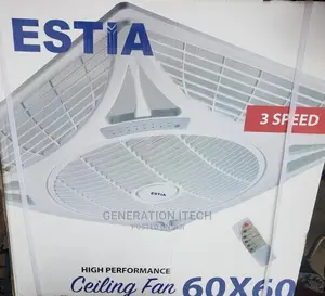 Estia Recessed Ceiling Fan With Remote Control and Light