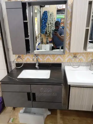 Dark Grey Cabinet/Vanity