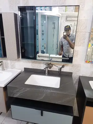 Dark Grey Cabinet/Vanity