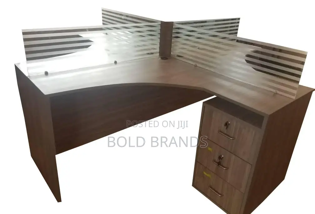 4 Seater Workstation Lshape