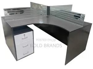 4 Seater Workstation Lshape