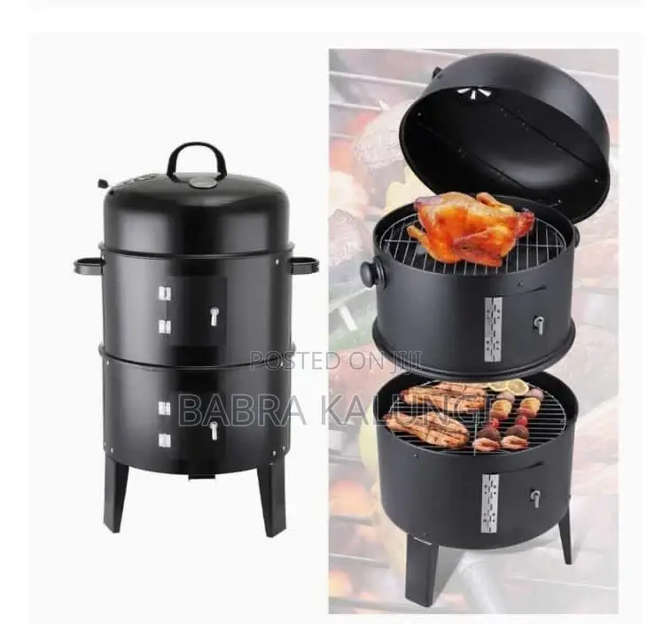 Portable Outdoor BBQ Grill Charcoal Smoker Stove