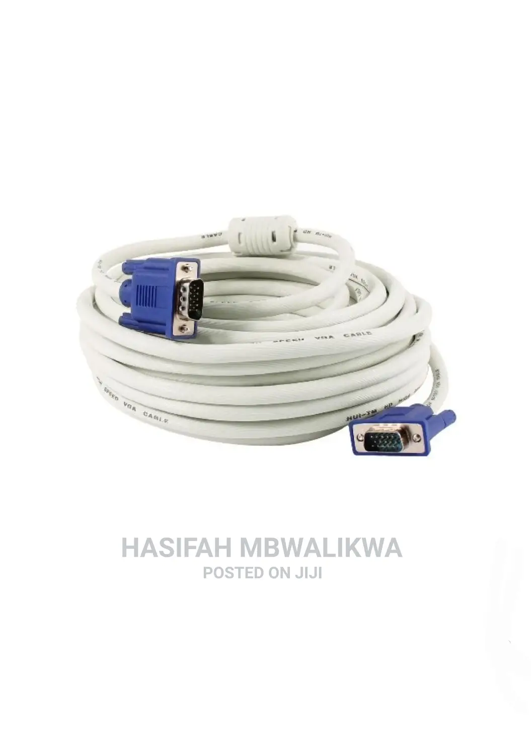 5M VGA to VGA Cable Blue,White