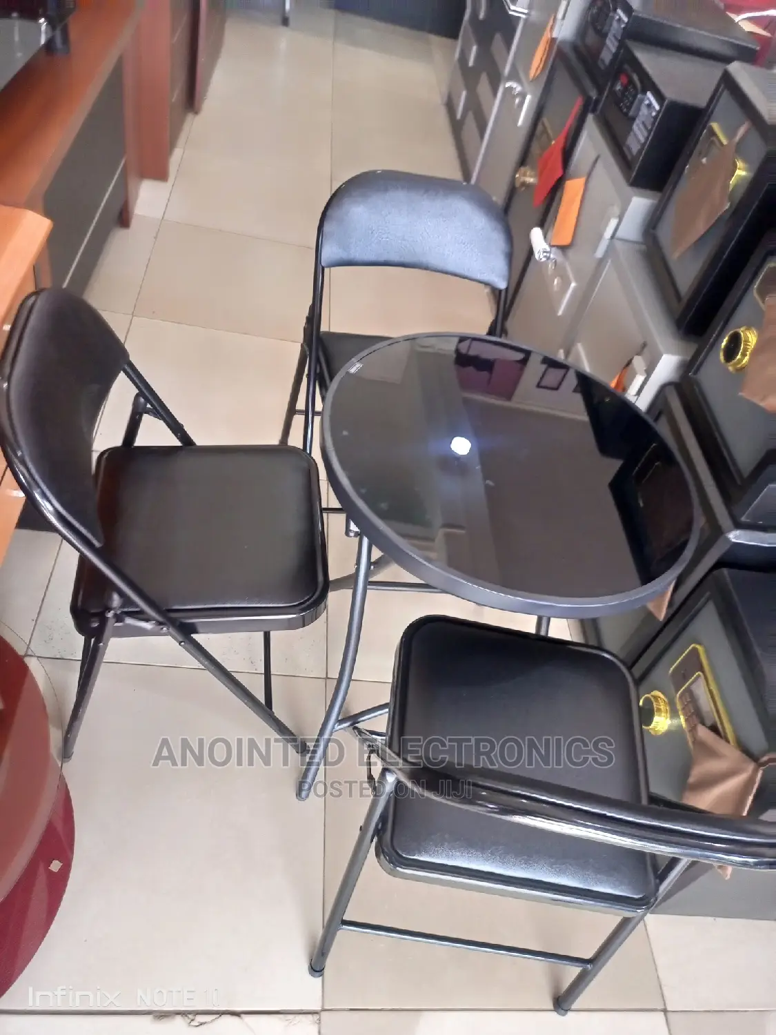 A Set of Table and 3chairs