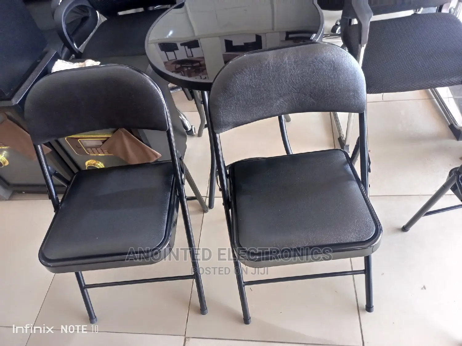 Black Foldable Chairs