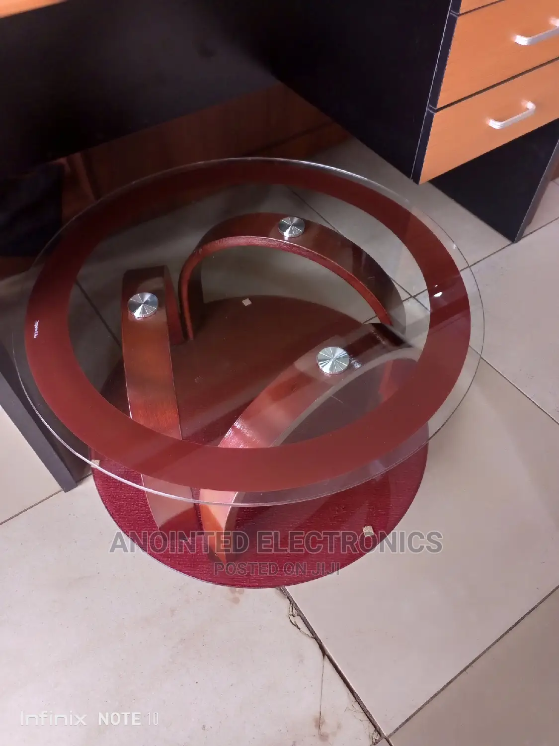 Round Center Piece Glass