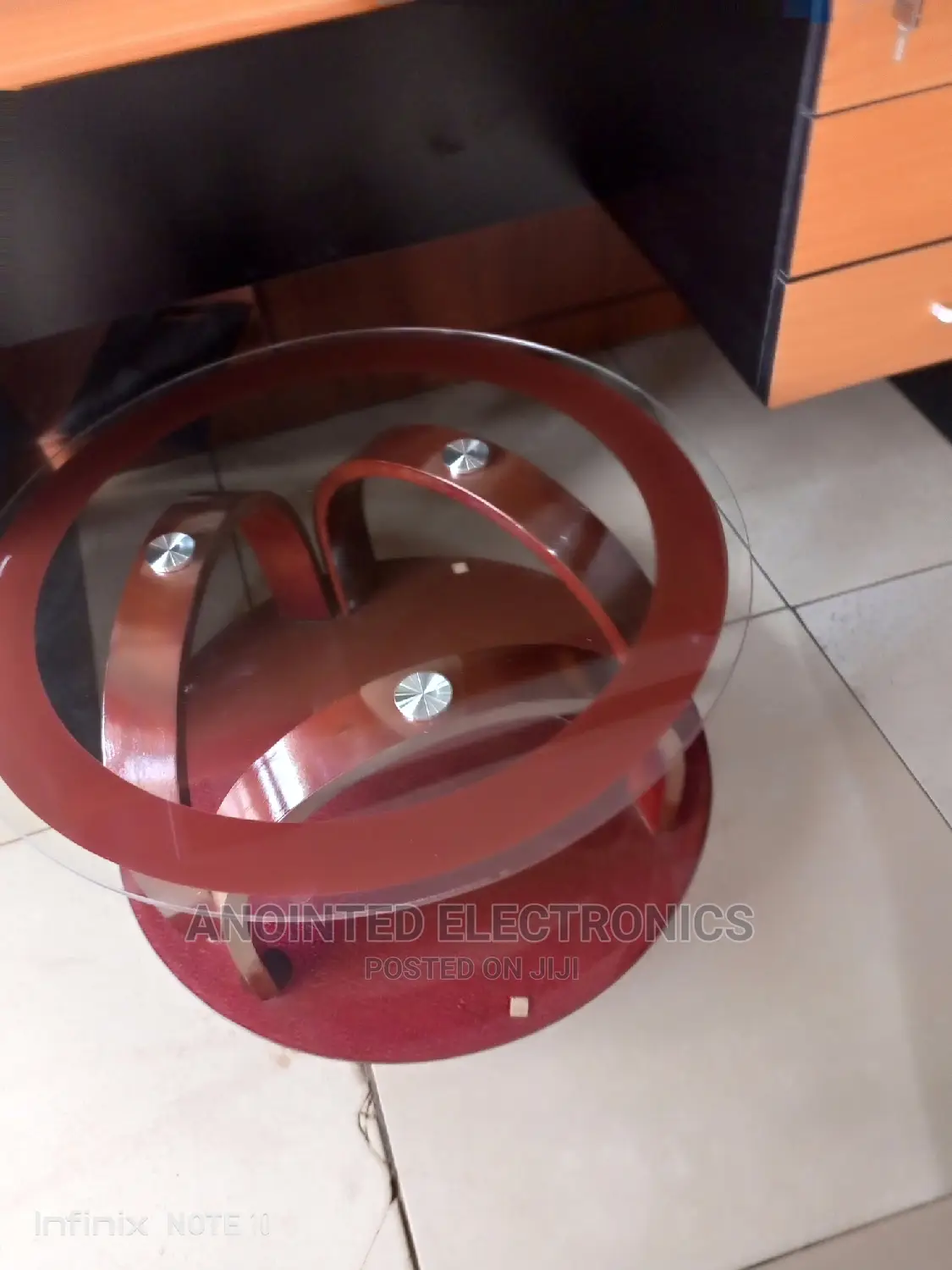 Round Center Piece Glass