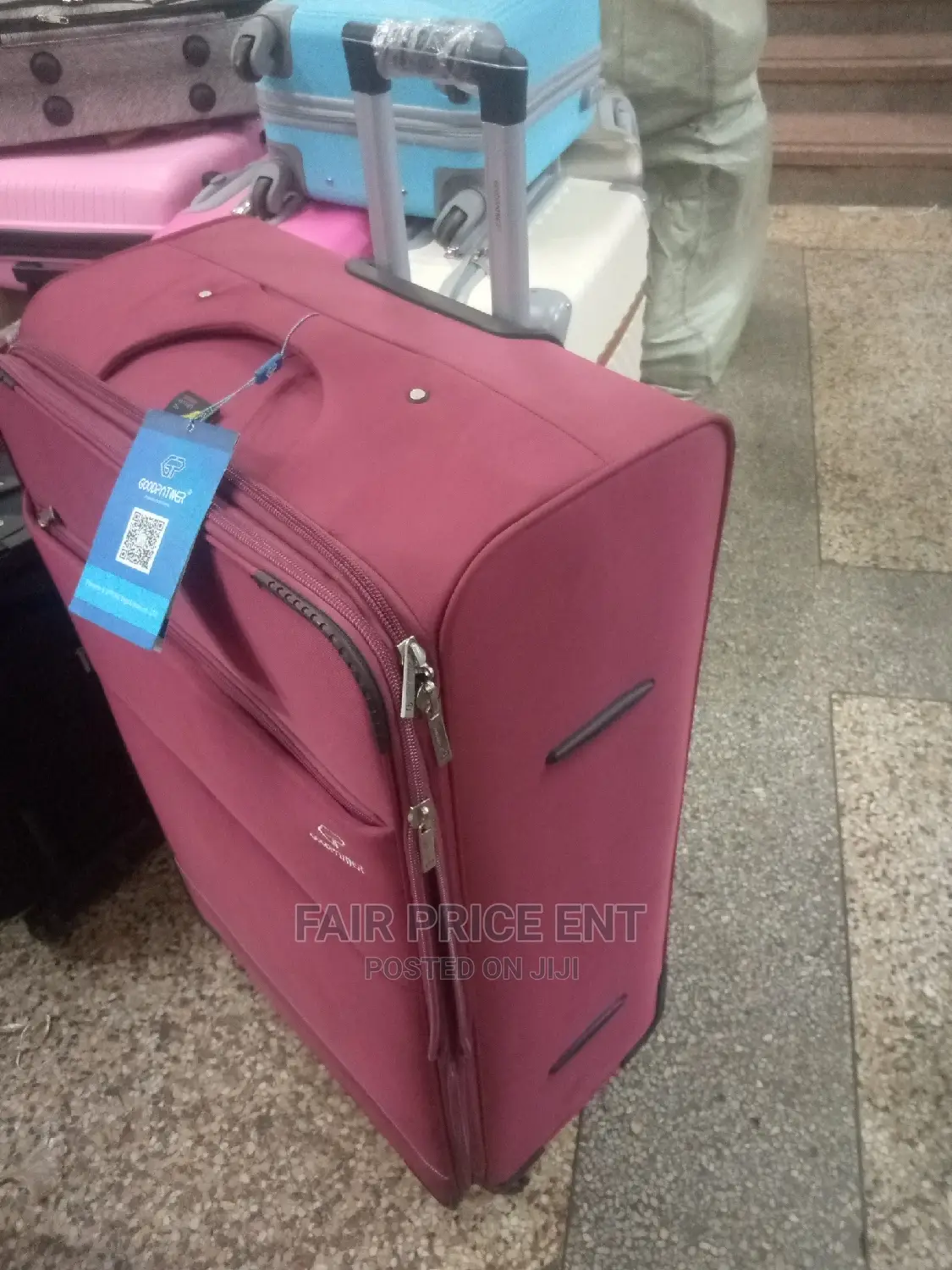 Cloth Suitcase Medium by Good Partner ( Red)