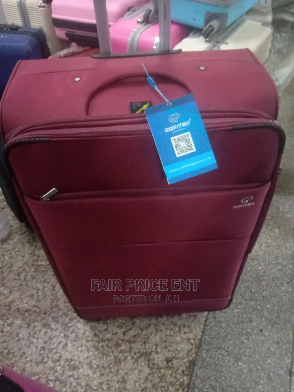 Cloth Suitcase Medium by Good Partner ( Red)