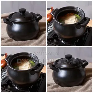 4.8L Dish Casserole Clay Stew Cooking Pot Pan