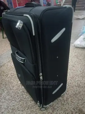 Original Cloth Suitcase by KZINGS Medium ( Black)
