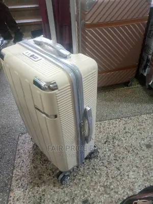 Plastic Suitcase Extra Large ( Cream)