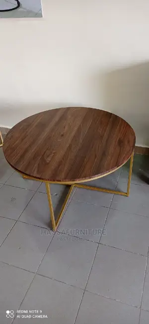 Wood and Metal Centre Table