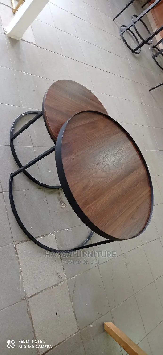 Wood and Metal Centre Table