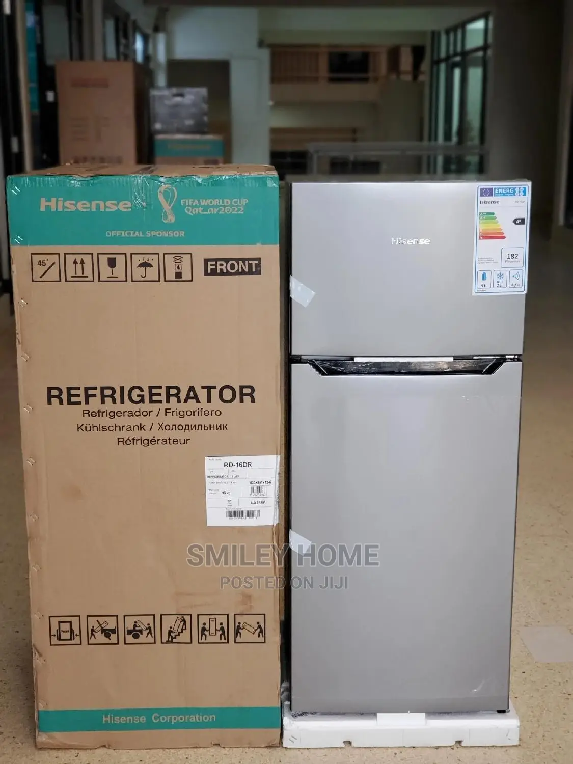 Hisense Refrigerator 160 Litres Double Door