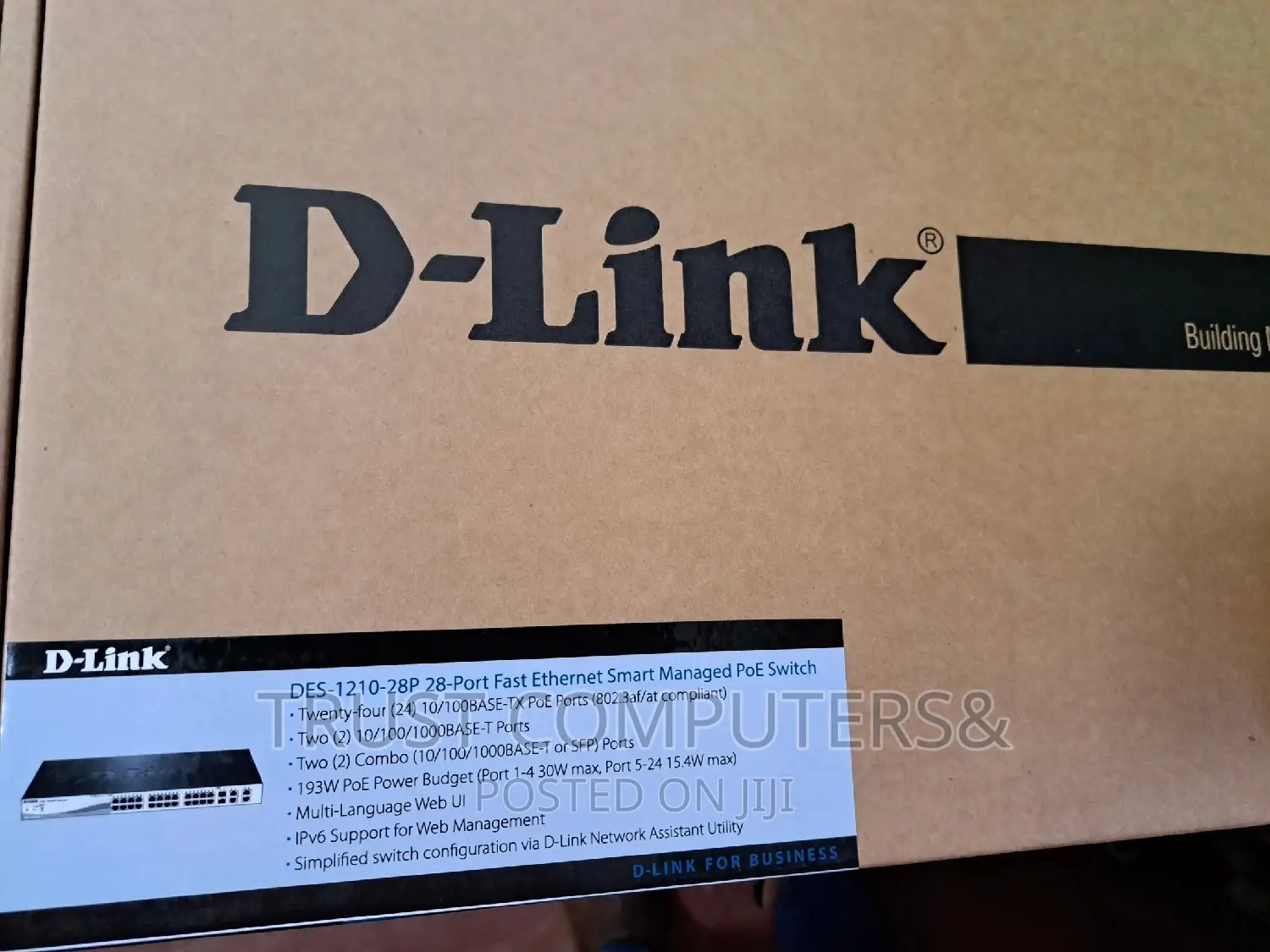 D-Link 1210-28p Smart Managed Poe Switch