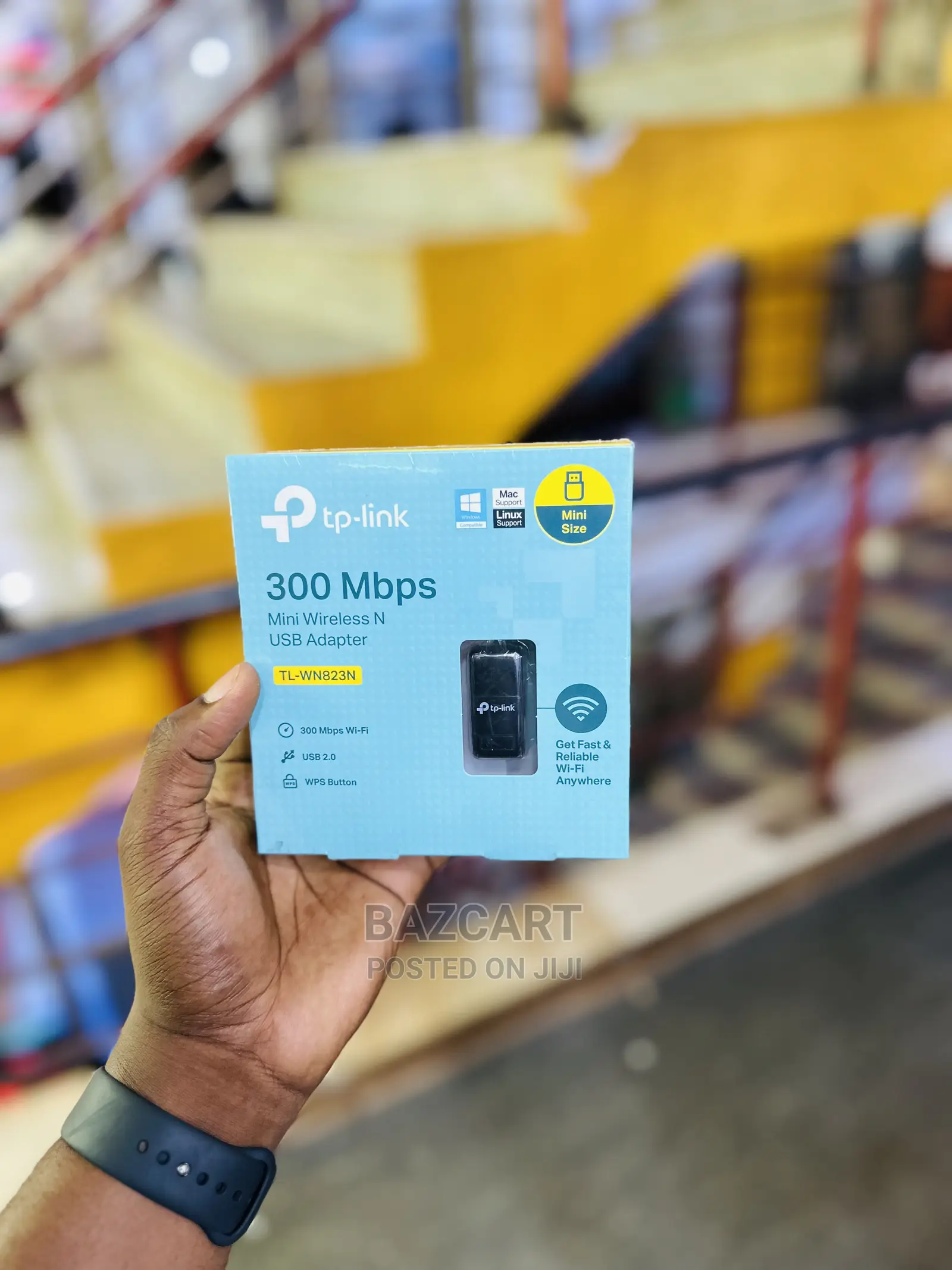 Tp-Link 300mbps Wifi Adapter With Wps Support