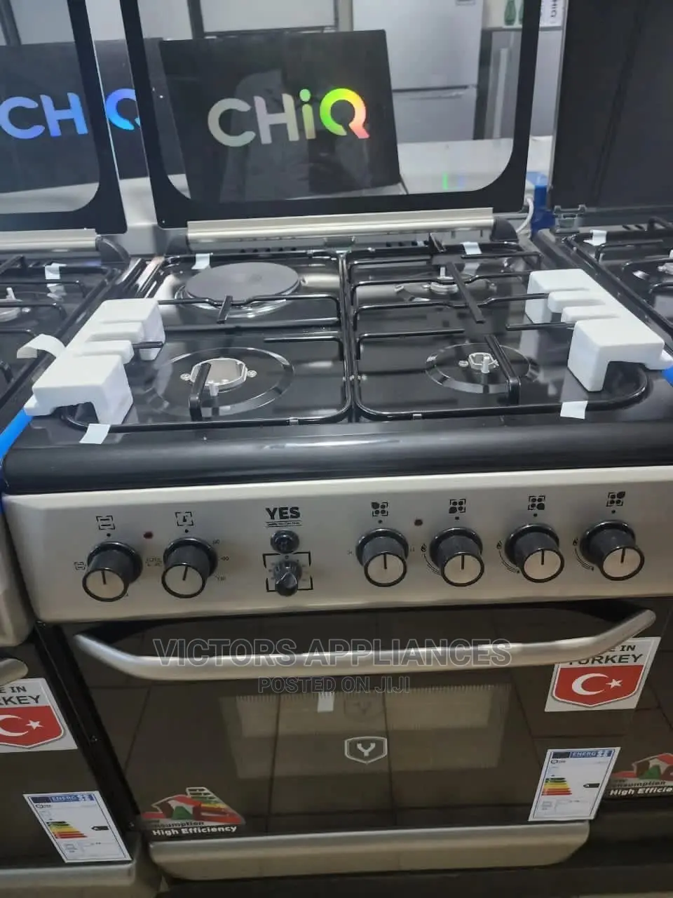 Yes 3 Gas 1 Electric Cooker 60x60cm Made in Turkey