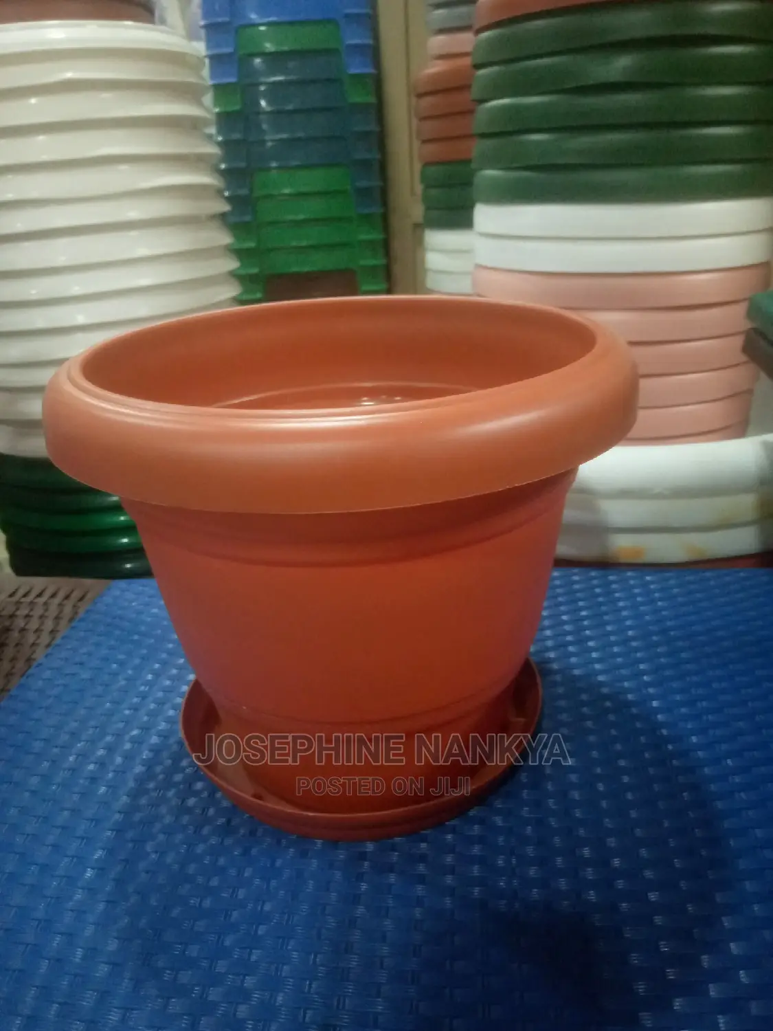 Flowerpot Medium Size , Brown
