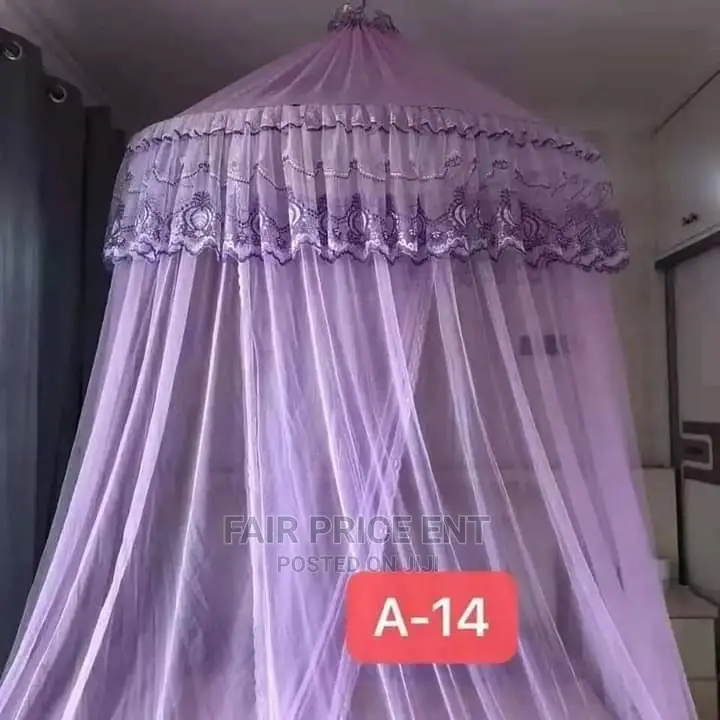 Super Round Mosquito Net 4*6 ( Purple)