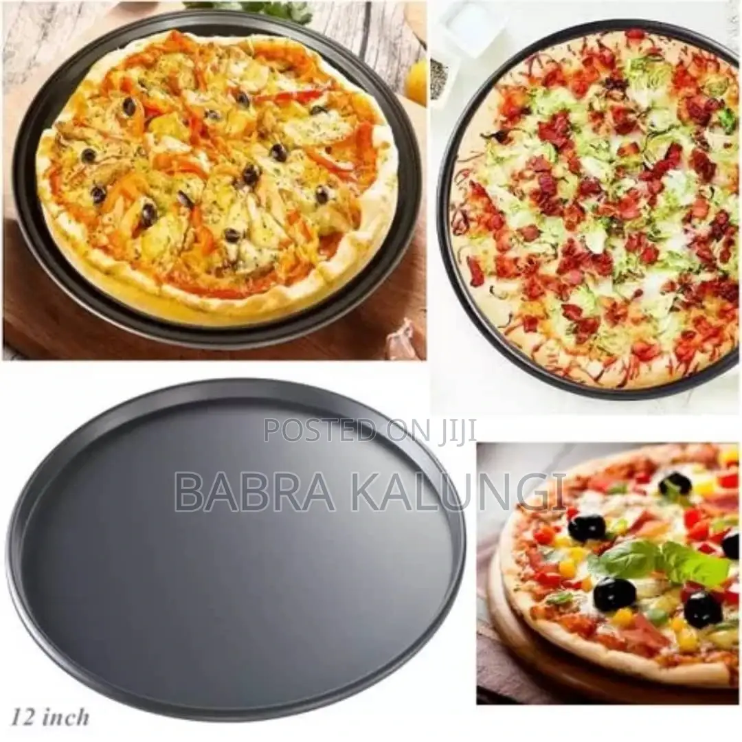 Non_stick Pizza Steel Baking Round Oven Tray Pan
