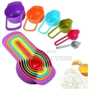Photo - Measuring Spoons 6 Piece Set – Multi-Color