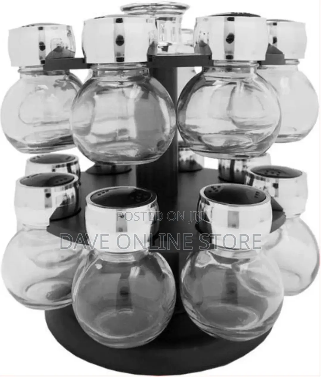 16pc Revolving Jar Kitchen Herbs Spice Rack