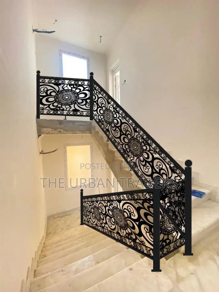 CNC Laser Cut Metal Railings Balcony Panels - Custom Designs