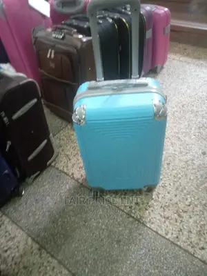 Plastic Suitcase Small (Blue )
